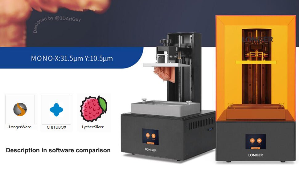 Description in Longerware vs Lychee Slicer vs Chitubox - LONGER