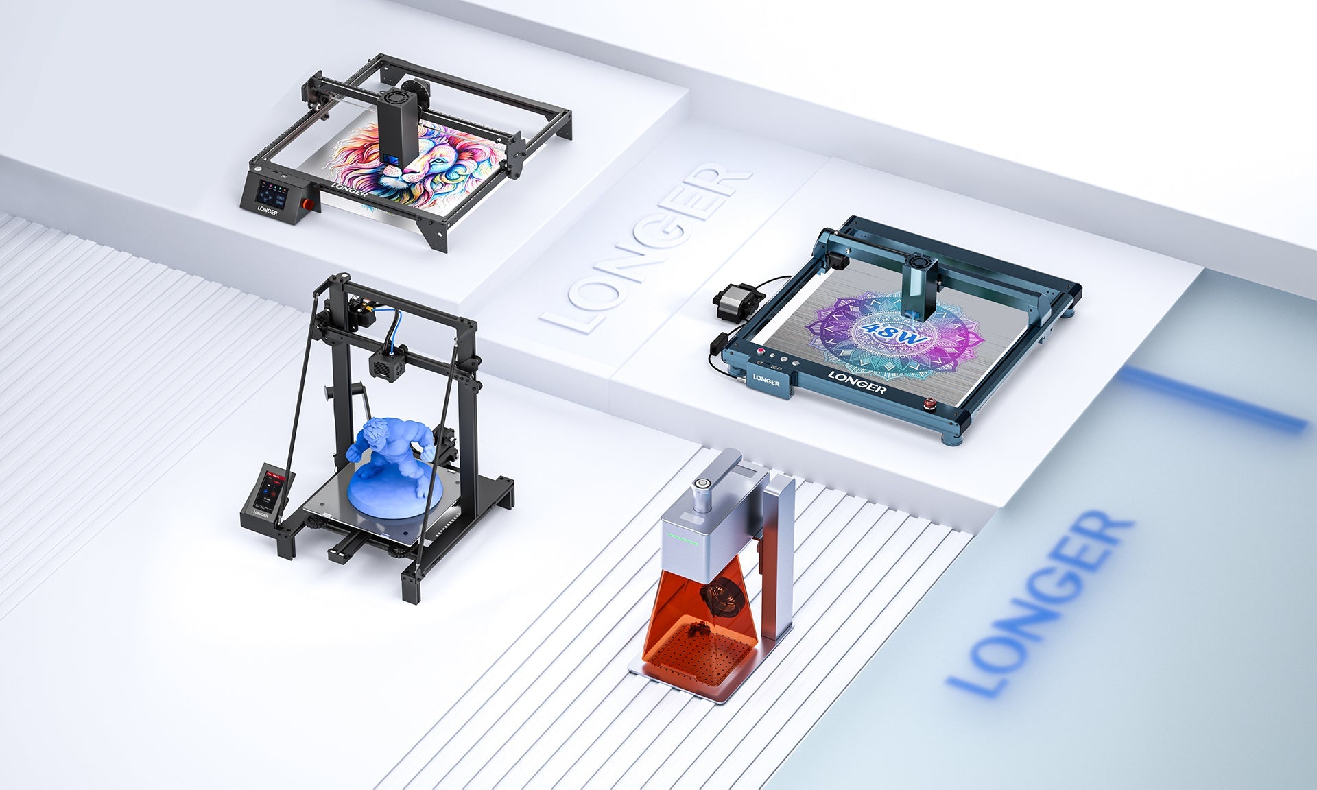 Design File, Calibration and Focus to LONGER Laser engraver - LONGER