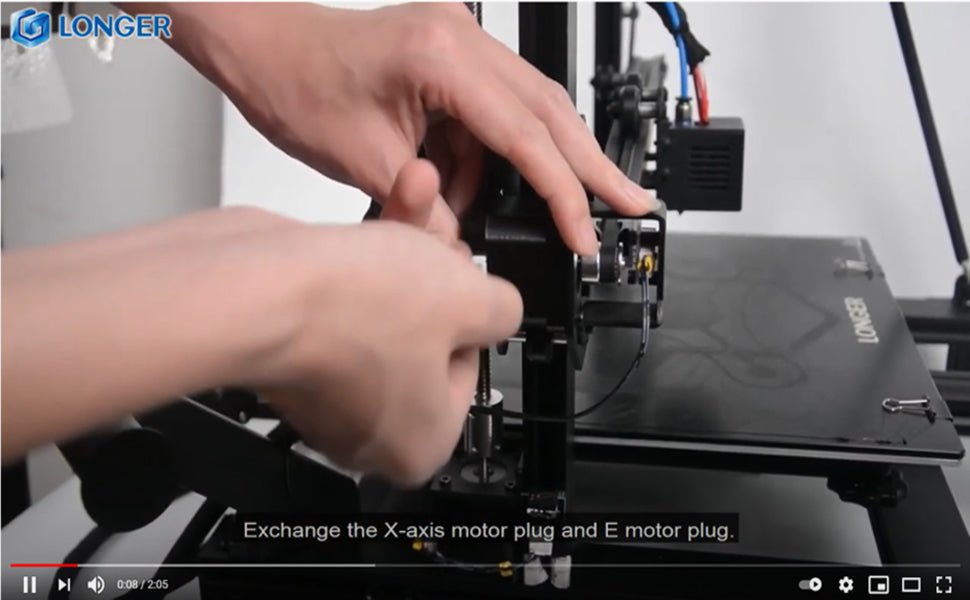How to fix extruder in abnormal - LONGER