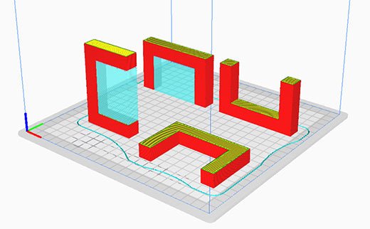 Item’s positioning on the printing bed - LONGER