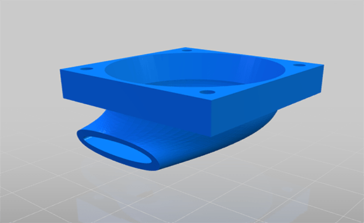 Fanducts plus longs pour les imprimantes FDM 3D