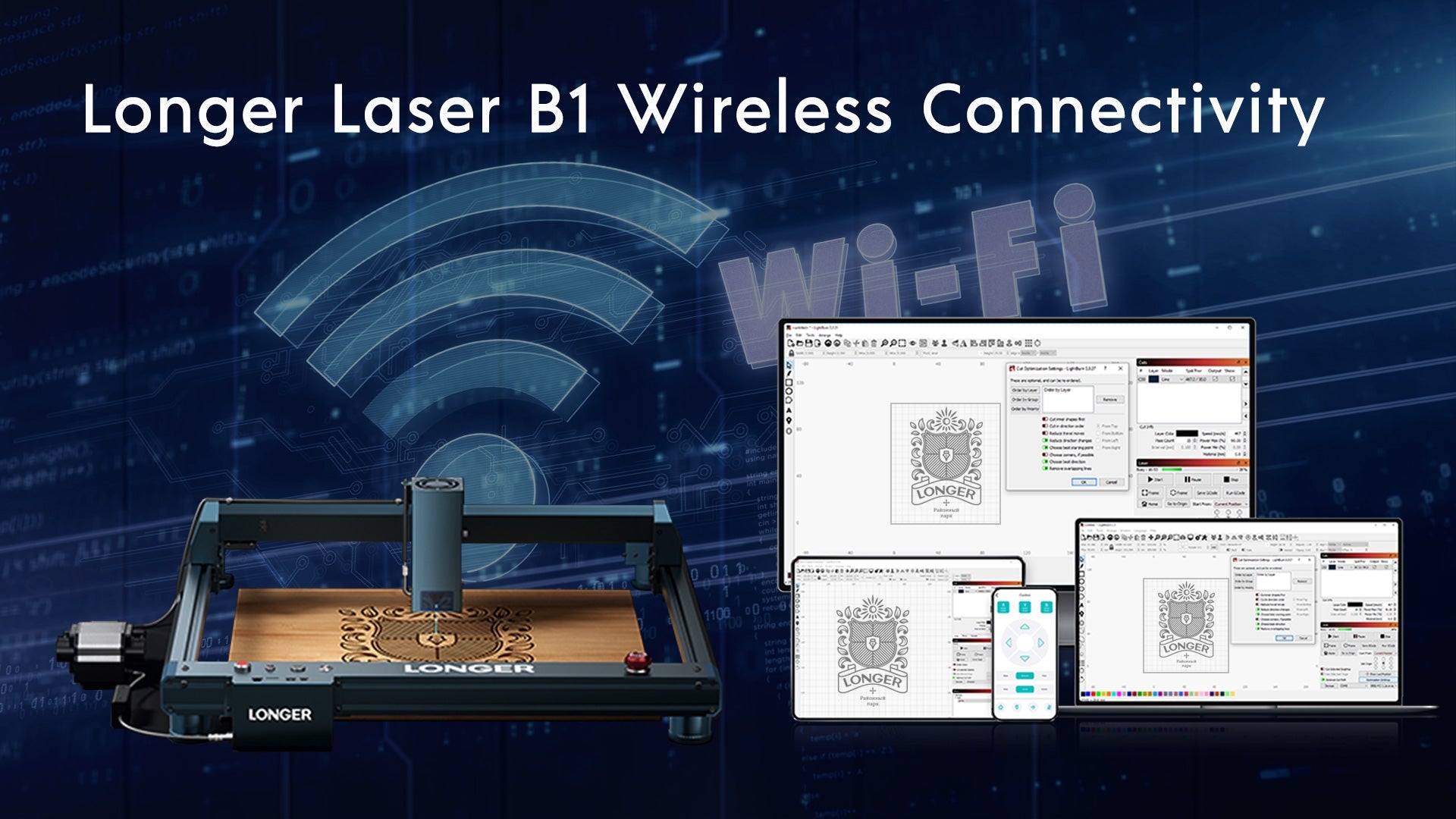 Longer Laser B1 Wireless Connectivity - LONGER