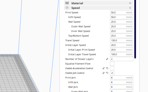 Printing Jerk calibration - LONGER