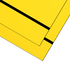 1.3mm Yellow to Black Two-Tone Acrylic Sheet (4pcs)