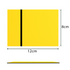 1.3mm Yellow to Black Two-Tone Acrylic Sheet (4pcs)