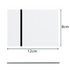 1.3mm White to Black Two-Tone Acrylic Sheet (4pcs)