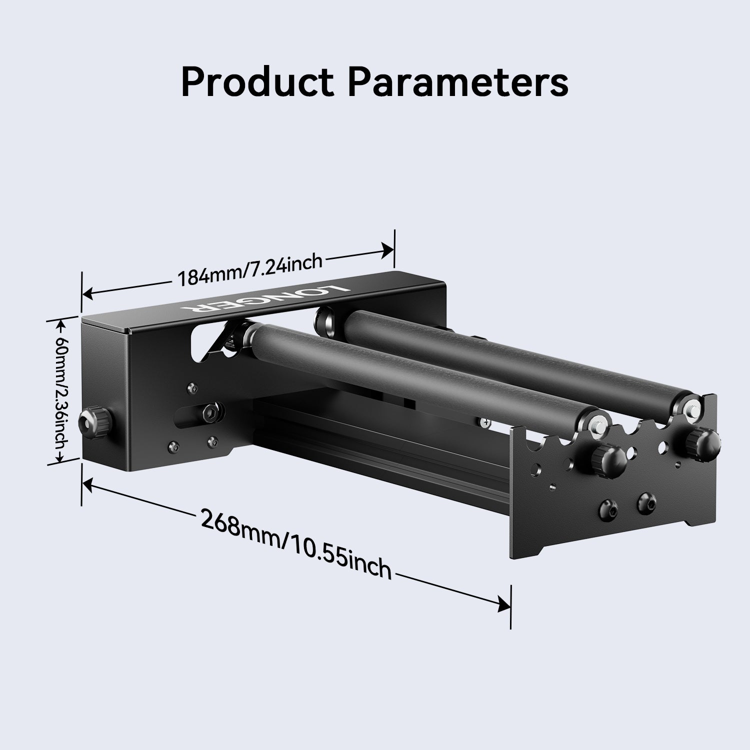 Rouleau rotatif laser