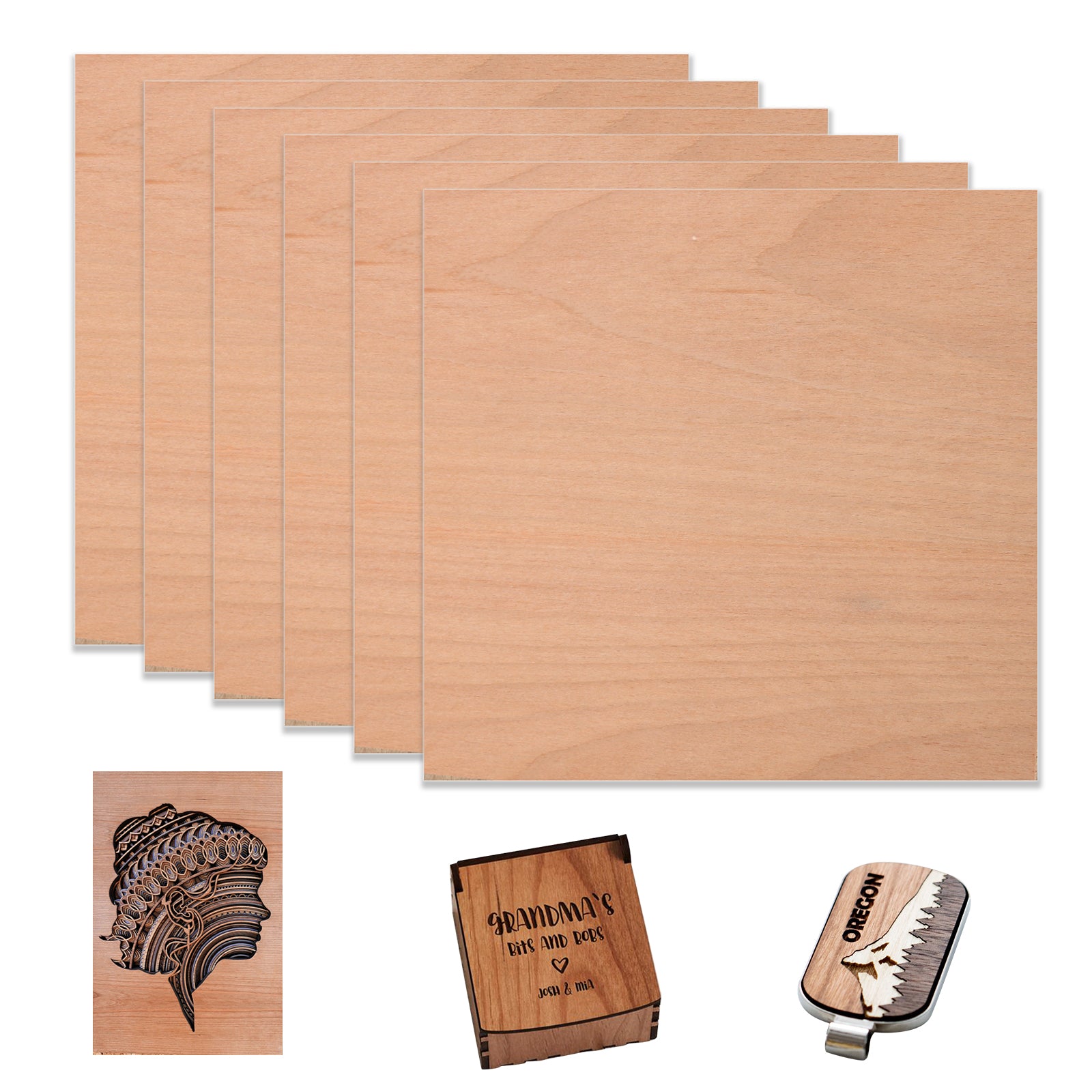 3mm Red Beech Plywood (6pcs)