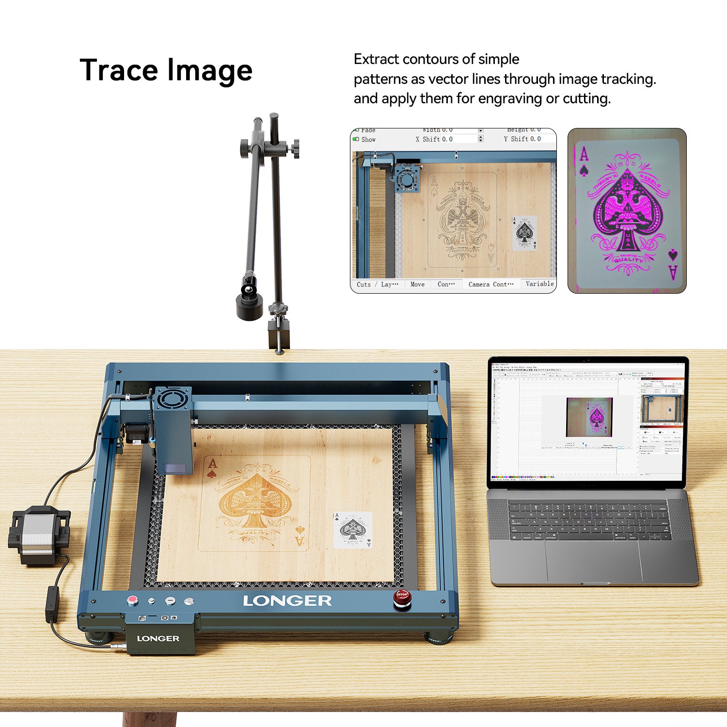 Lasergravierer-Kamera-Kits