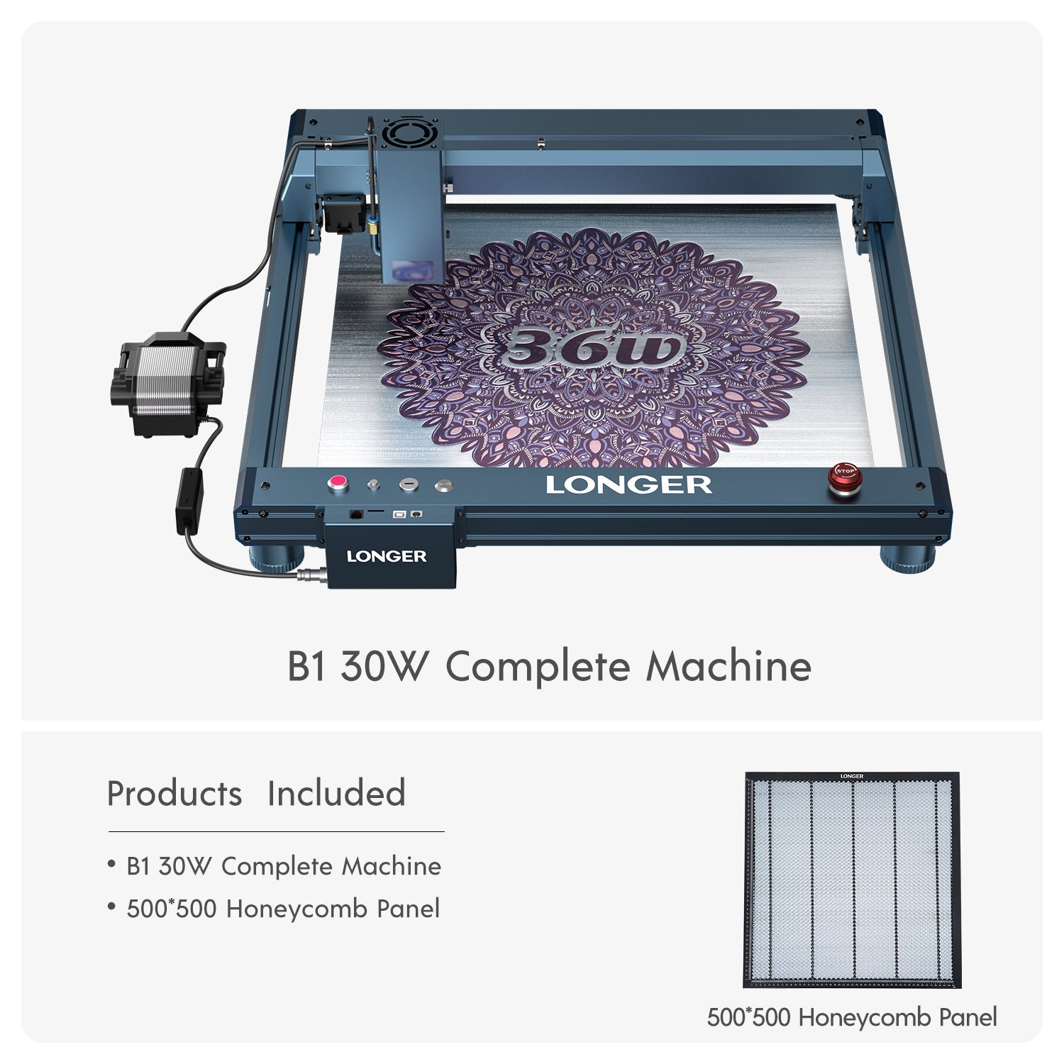 Longer Laser B1 30W Engraving Machine(33-36W Output Power)