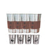 4 Pcs 500ml Stainless Steel Cup With Leather Case