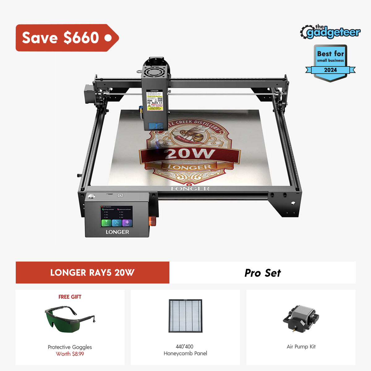 Longer RAY5 20W Laser Engraver