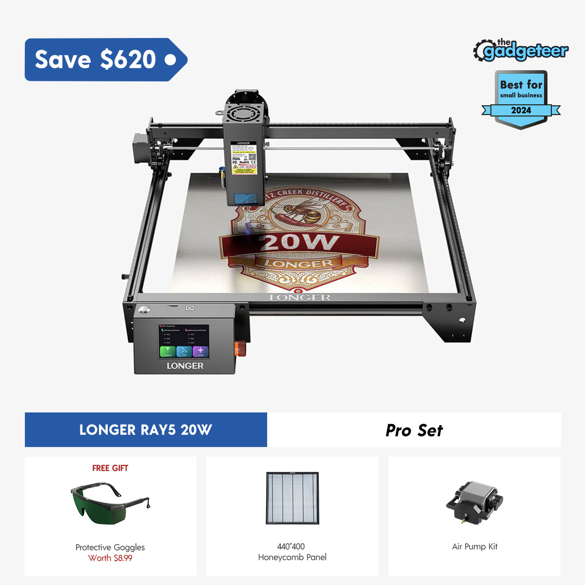 Longer RAY5 20W Laser Engraver