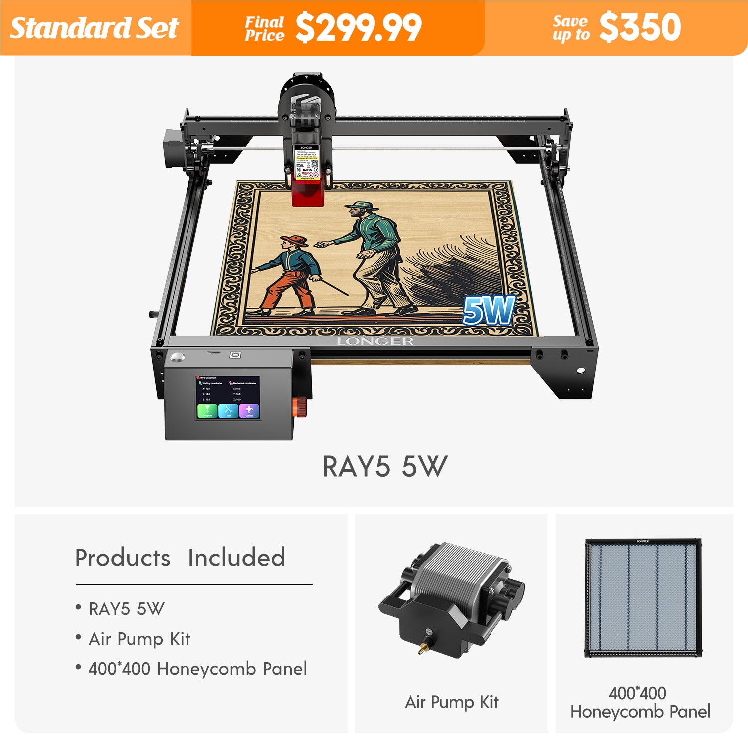 Longer RAY5 5W Laser Engraver