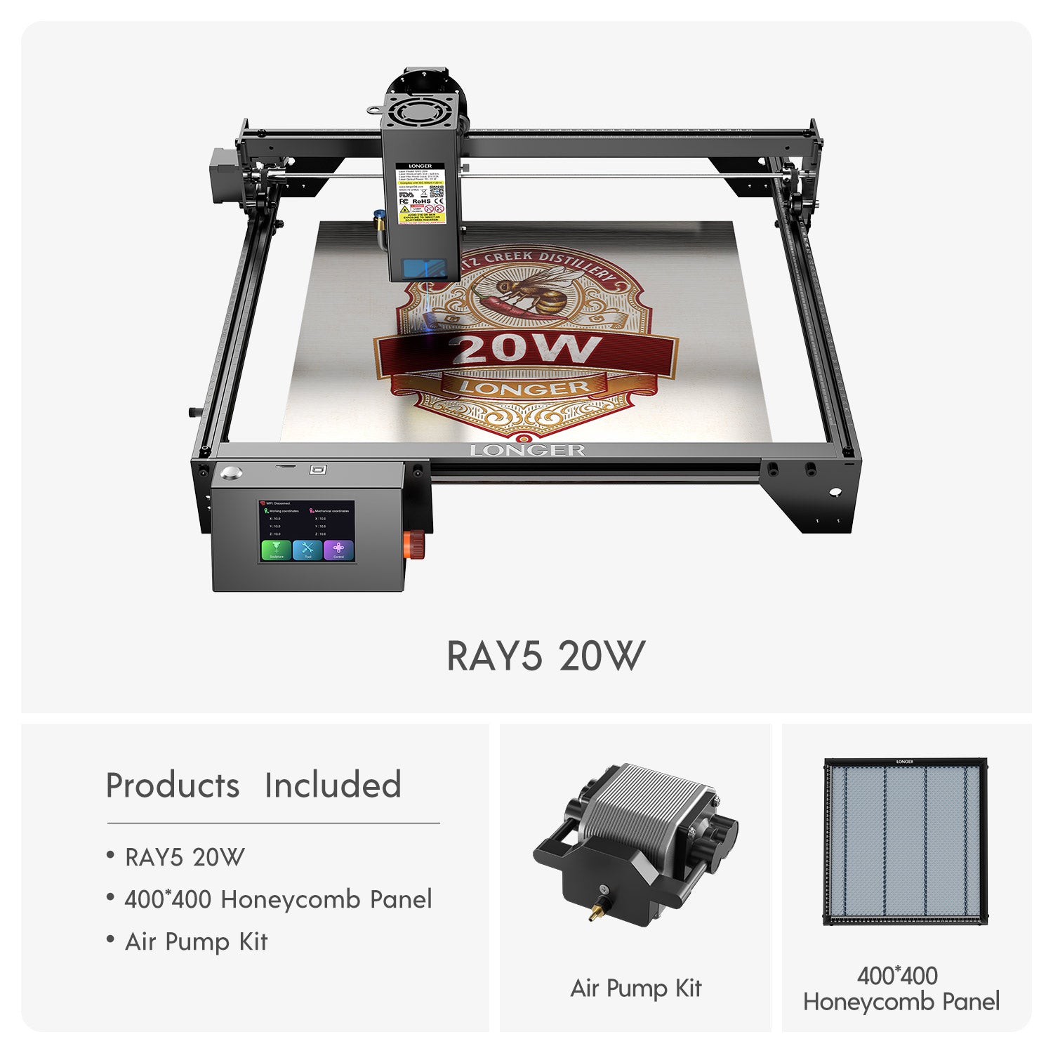 Incisore laser Ray5 20W