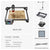 Longer RAY5 5000mW Laser Engraver is an economical Machine Suitable for Beginners, App Offline Control, DIY Engraver Tool for Metal/Glass/Wood, Engraving Area of 15.7"x15.7", Laser Class ii