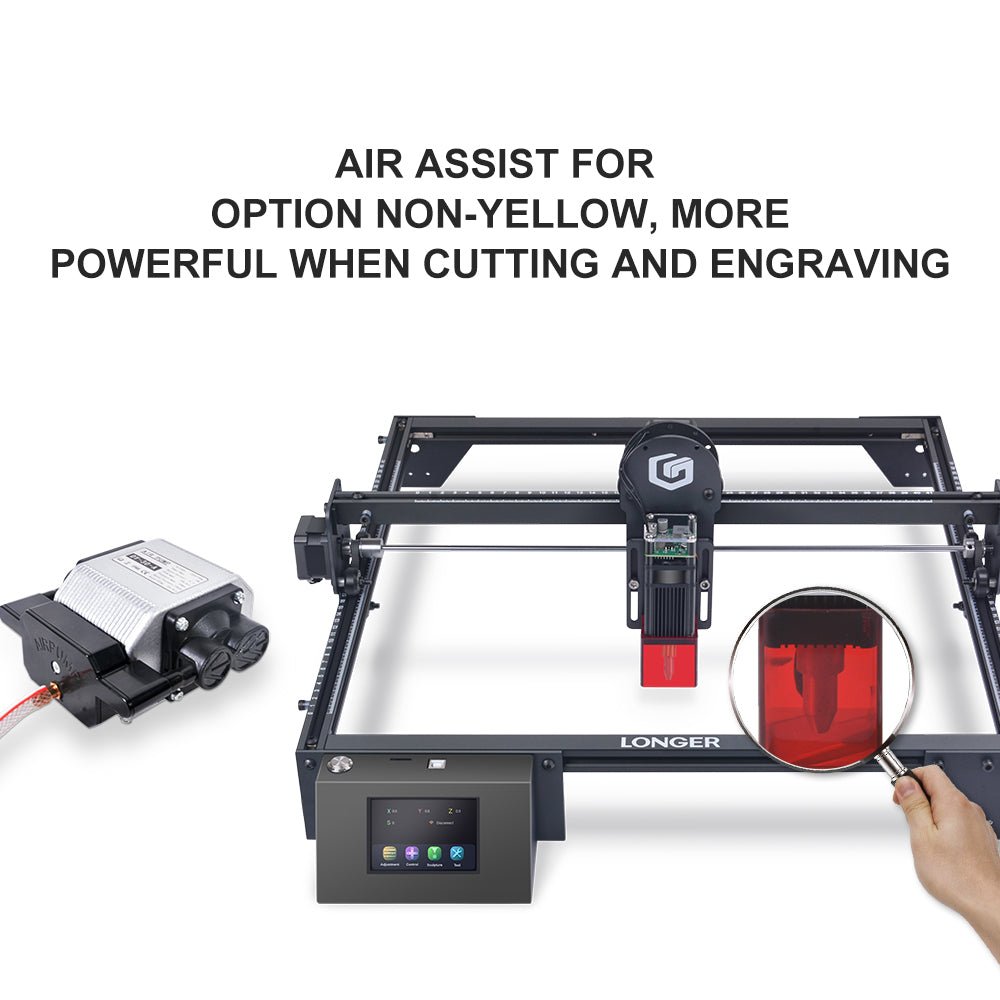 Air Assist Kits for RAY5 Laser Engraver - LONGER