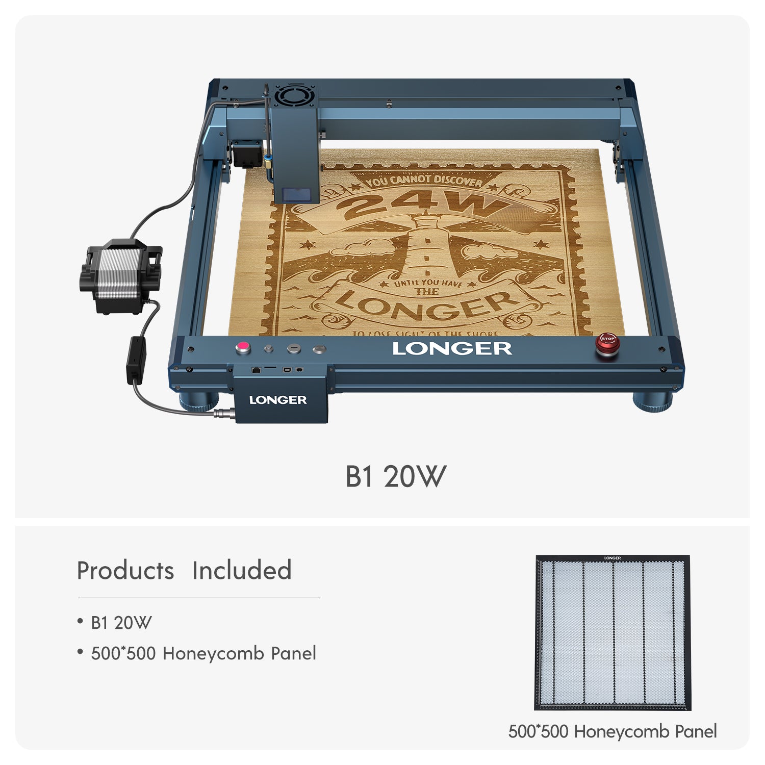 Longer Laser B1 20W Engraving Machine(22-24W Output Power)