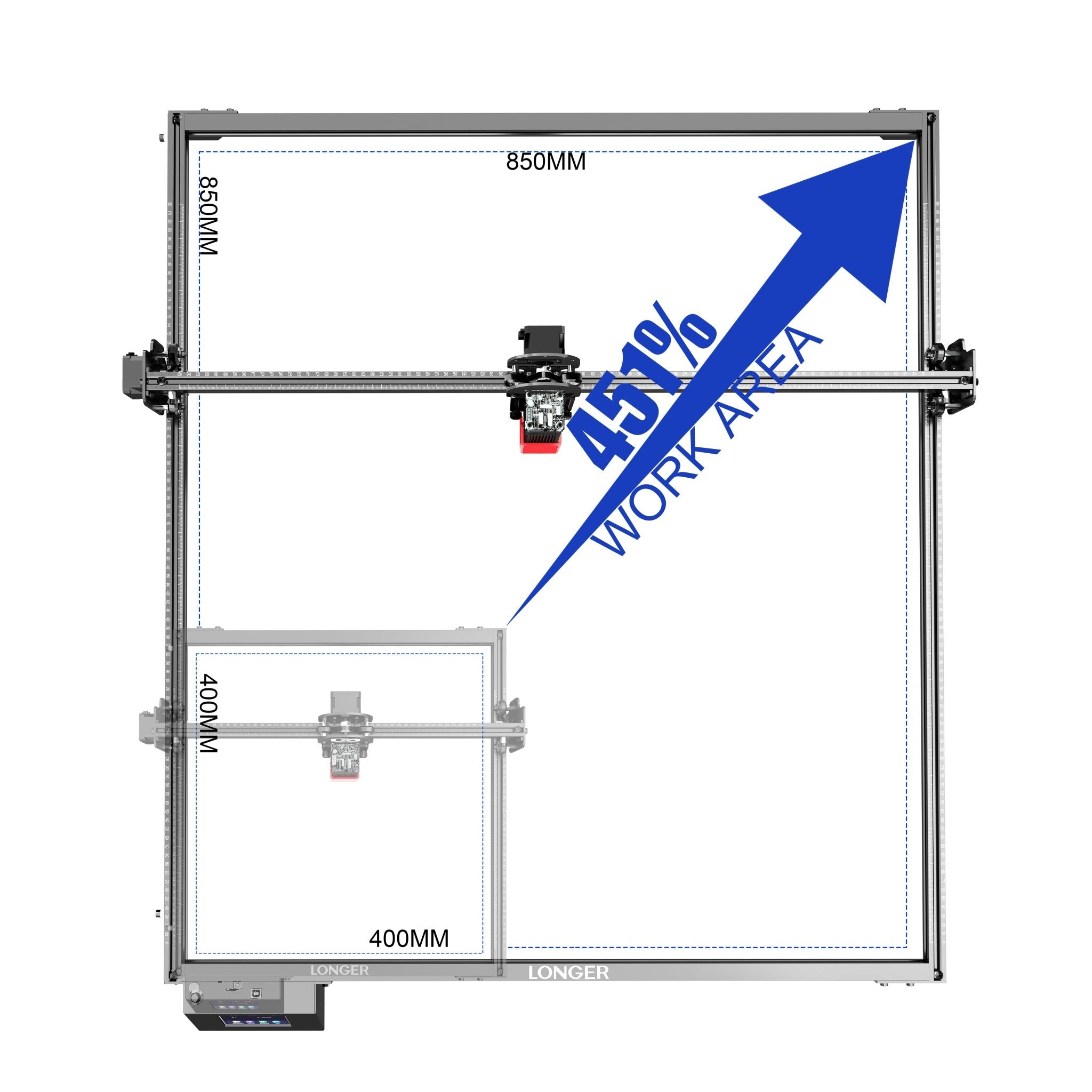 Extension Kits for LONGER RAY5 Laser Engraver(XY Axis) - LONGER