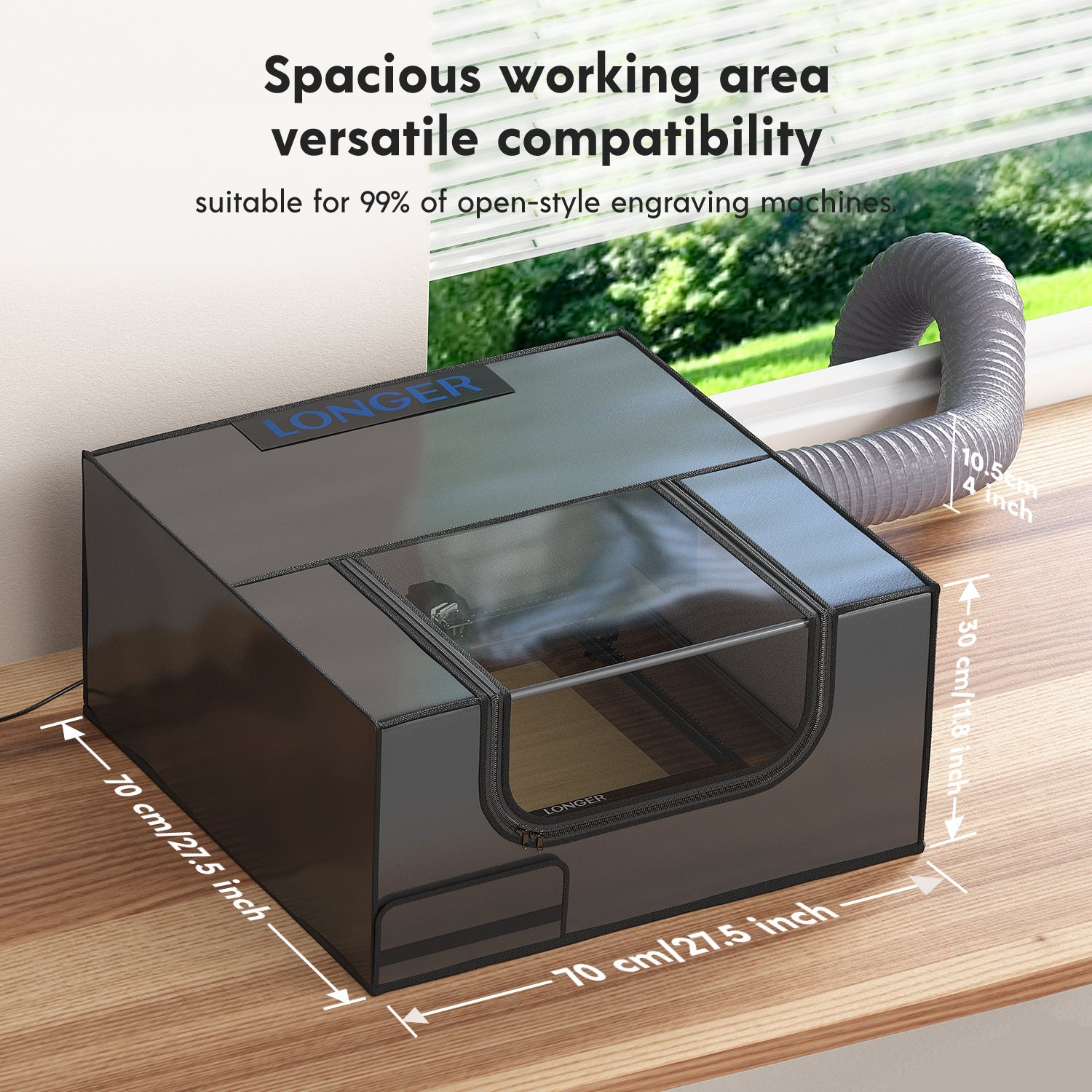 Laser Engraver Enclosure for Longer RAY5 - LONGER