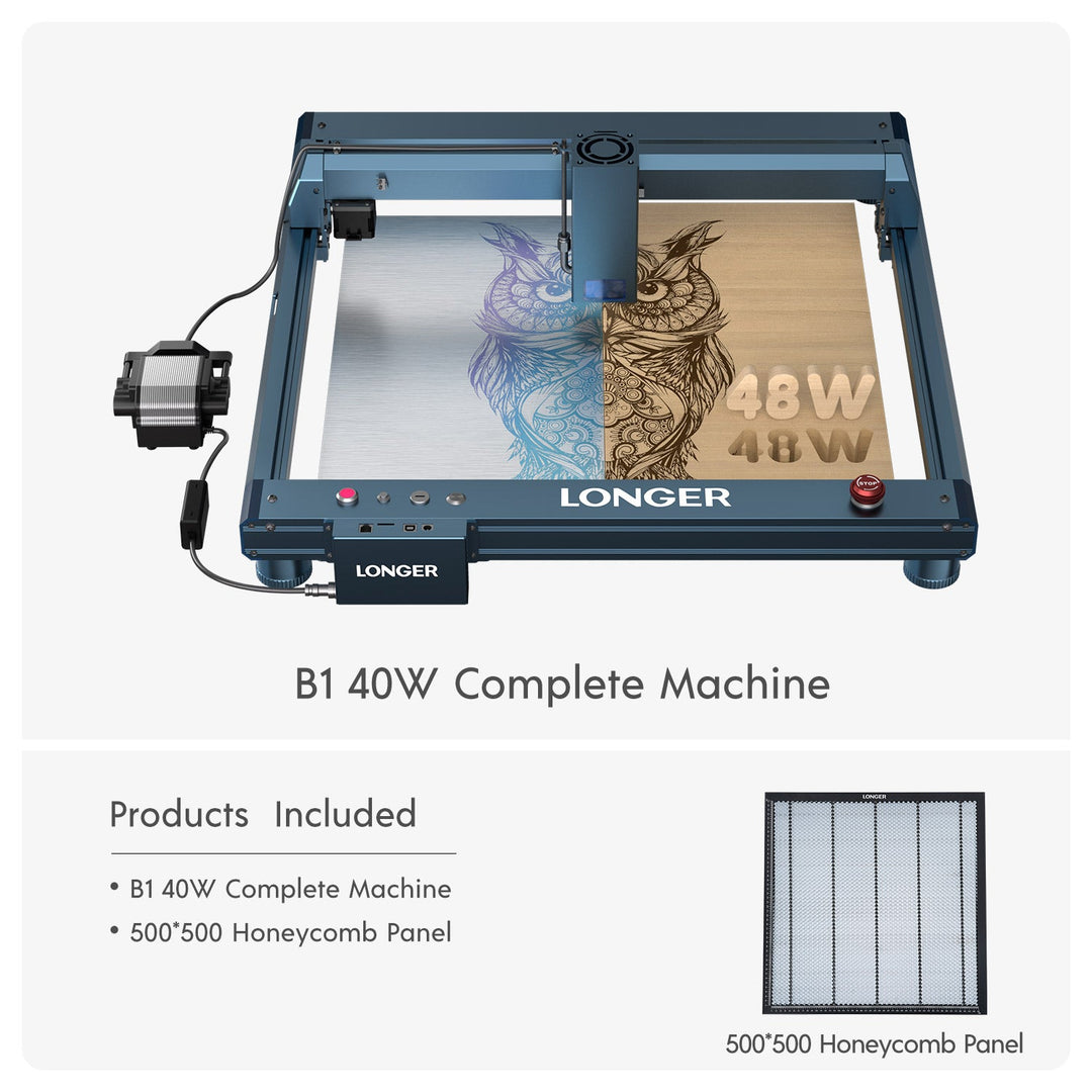 Longer Laser B1 40W Engraving Machine(44 - 48W Output Power) - LONGER