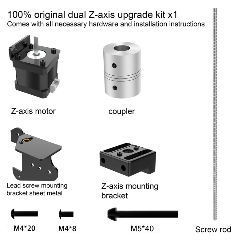 Longer LK5 Pro Dual Z - axis Upgrade Kits with Lead Screw - LONGER