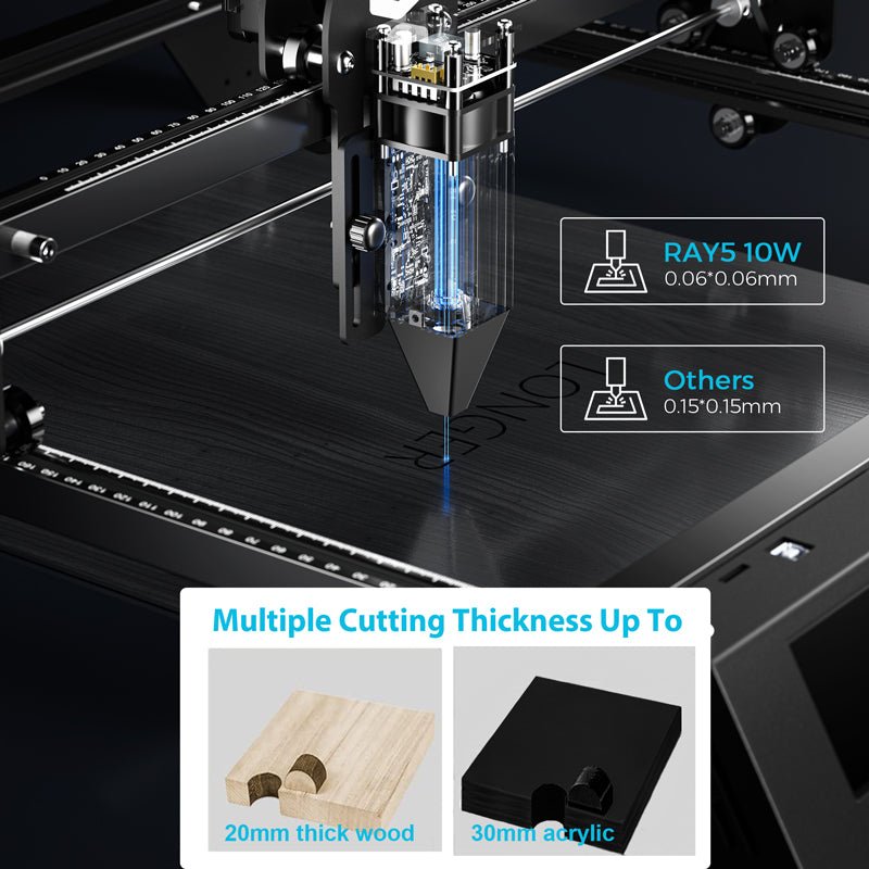 Longer RAY5 10W Laser Engraver Bundle - LONGER