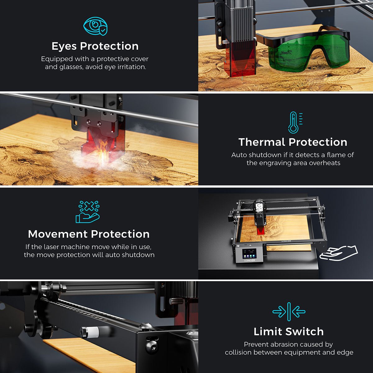 Longer RAY5 10W Laser Engraver Bundle - LONGER