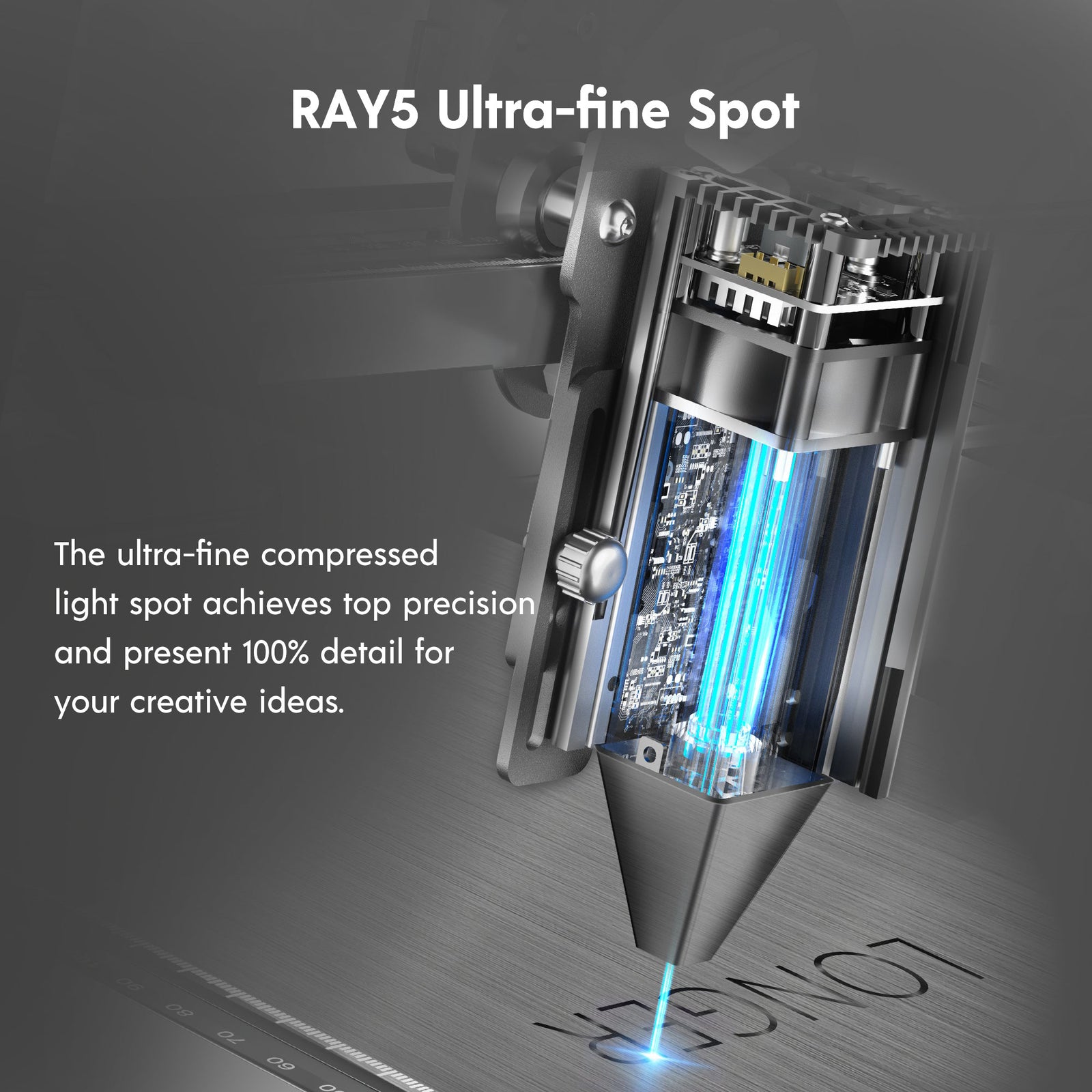 RAY5 10W Láser grabador