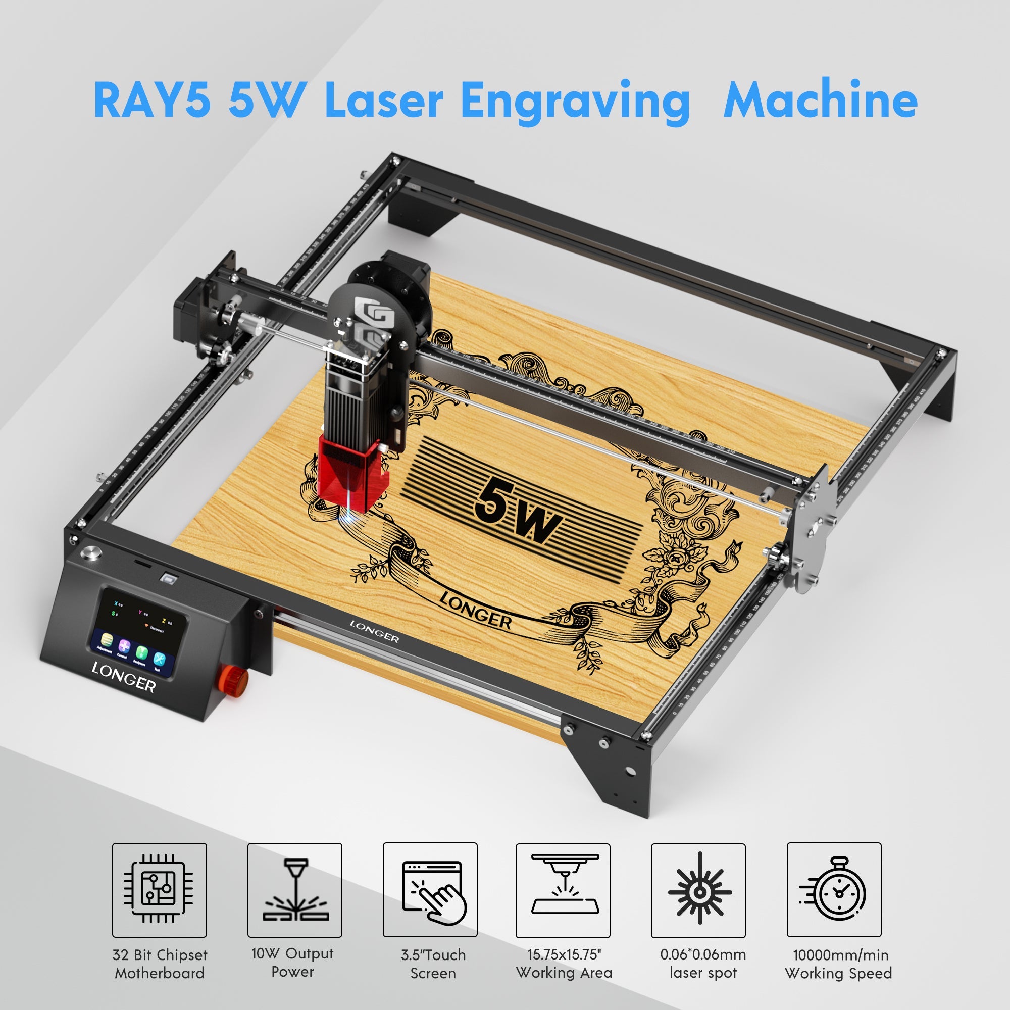 Longer RAY5 5W Laser Engraver - LONGER